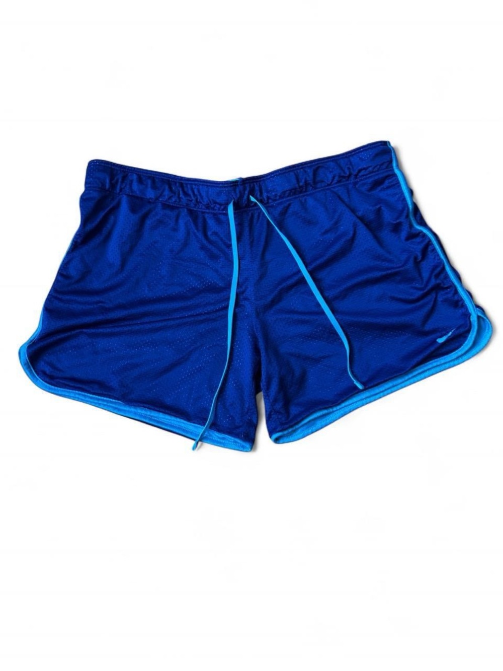 Nike Dri-FIT Running Shorts Dolphin Hem Blue Athletic Lightweight Sporty Girl XL